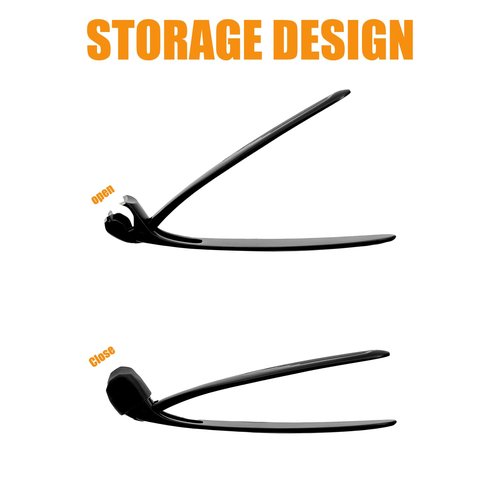 Precision Stainless Steel Heavy Duty Angled Head,Wide Jaw Clippers for Seniors and Man,Ingrown Toenail,Thick Nail.Long Handle, Extra-Large Slanted Nail Cutter.Men,Women,Elderly. (4PCS)