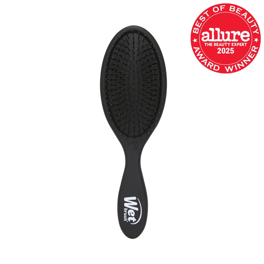 Wet Brush Original Detangling Hair Brush - Ultra-Soft IntelliFlex Bristles for Effortless Tangle Removal | Classic Black