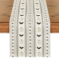 Halloween Table Runner 13x90 Inch Beige Polyester Home Party Decor
