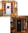 Reversible Halloween and Fall Banner Set - Indoor Outdoor Holiday Decor