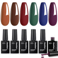 Beetles Fall Gel Polish Set Twilight Grove Whisper - Creme Variation