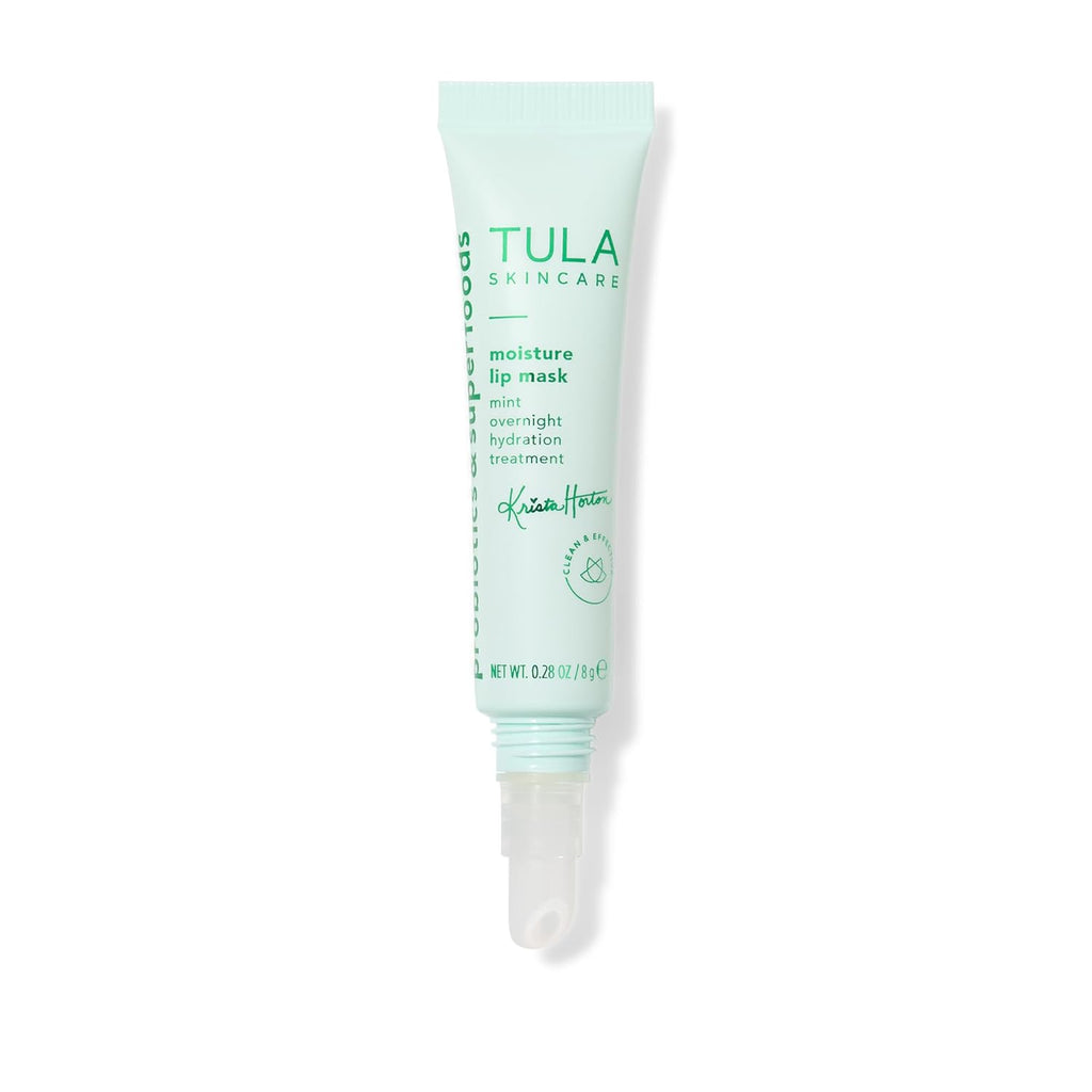 TULA Skin Care Moisture Lip Mask - Nourishing Peptides, Hyaluronic Acid & Vitamin E, 0.28 oz.