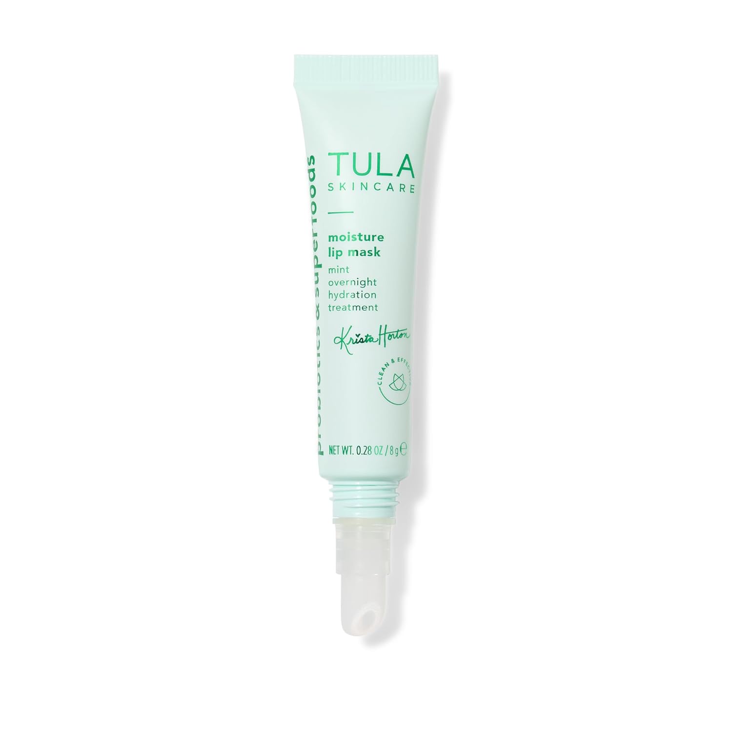 TULA Skin Care Moisture Lip Mask - Nourishing Peptides, Hyaluronic Acid & Vitamin E, 0.28 oz.