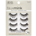 False Mink Lashes Flutter 821 - Rounded Silhouette, 4 Pairs Vegan Fluffy Strip Lashes