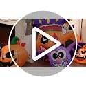 Halloween Inflatable Decoration Jester Poker with Black Cat Pumpkin Bat LED Lights - 5FT Outdoor Yard & Indoor Party Decor - Variation of Halloween-02