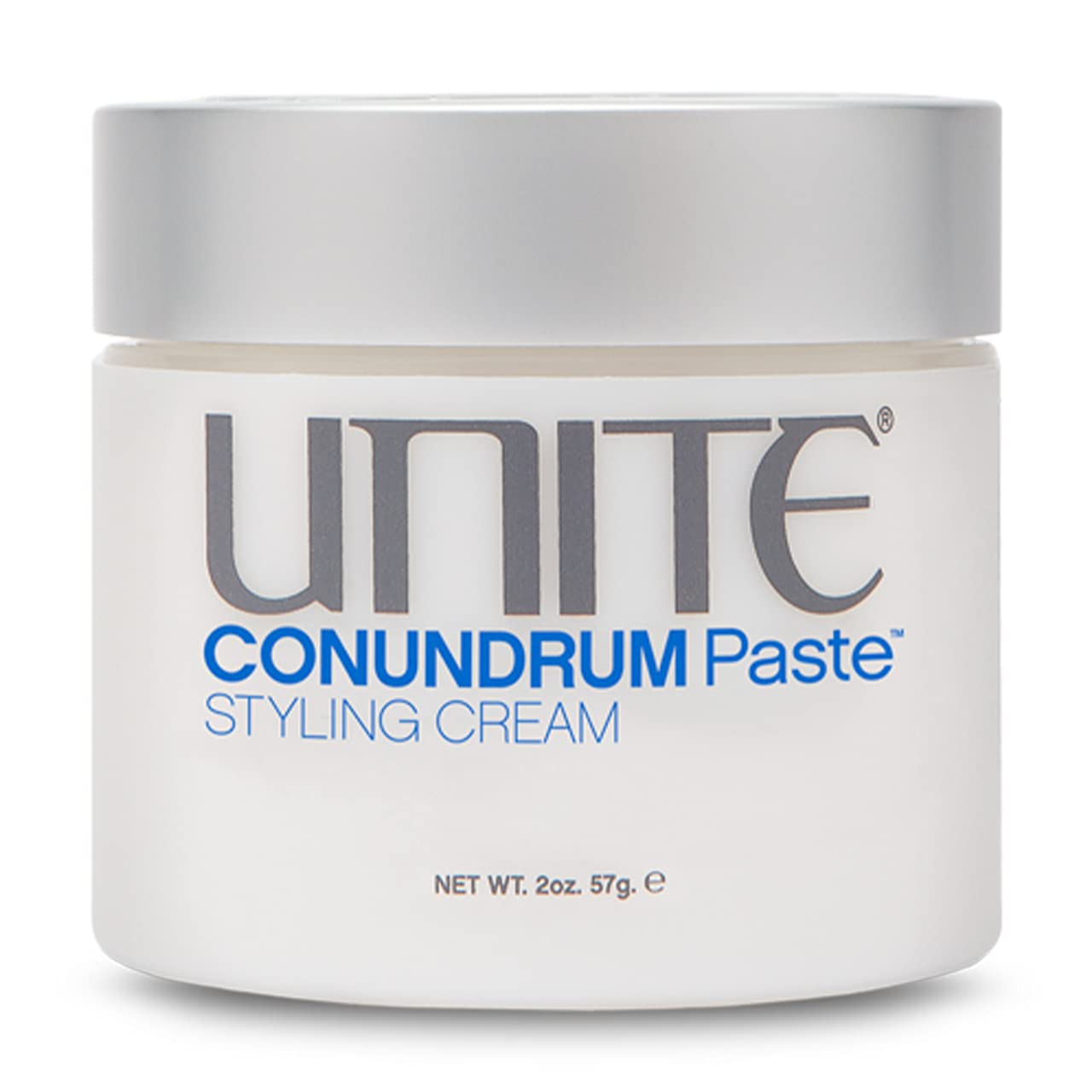 UNITE Hair Conundrum Paste – Hybrid Styling Cream for Flexible Hold & Texture – 2 Oz | UV & Thermal Protection