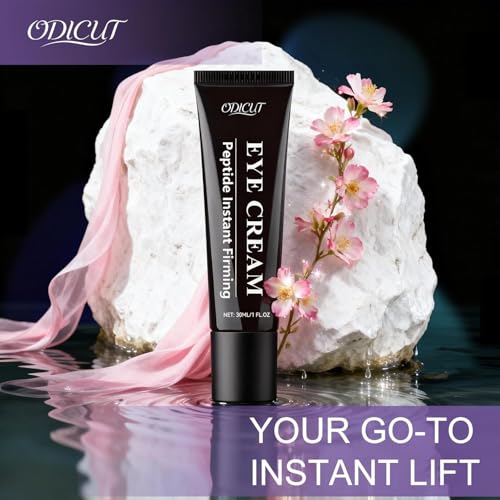 Temporary Instant Eye Tightener Cream – 30 ML Under Eye Cream for Men & Women, Helps Improve the Appearance of Dark Circles, Puffiness & Fine Lines, Anti-Aging & Firming, Mild Hydrating Formula,1PACK