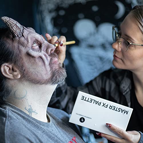 Professional SFX Makeup Palette - 18 Cream Colors for Bruises, Wounds & Halloween