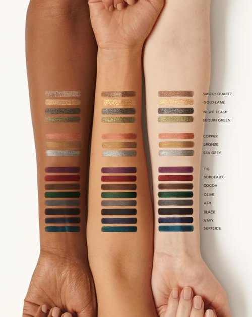 Victoria Beckham Satin Kajal Eyeliner - Longwear Waterproof Bronze with Face Sheet Masque