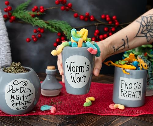 Nightmare Before Christmas Sally Mini Ceramic Storage Jars 3-Piece Set - Kitchen & Decor