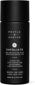 Pestle & Mortar Exfoliate Facial Toner - 6.8% Glycolic Acid for Pore Minimization & Even Skin Tone | 80ml Vegan & Cruelty-Free