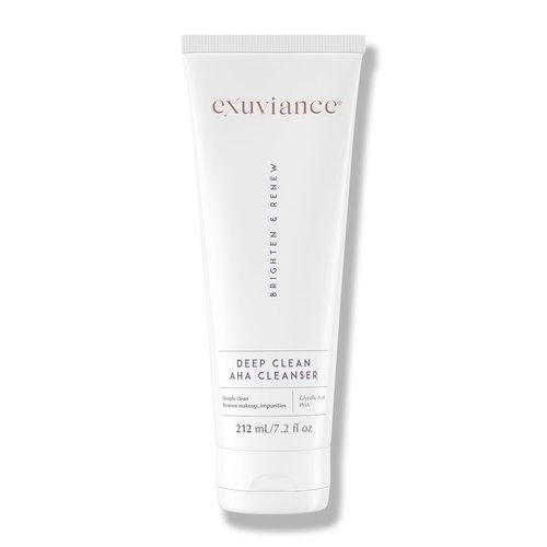 Exuviance Deep Clean AHA Foaming Face Cleanser - Glycolic Acid Makeup Remover, 7.2 Fl. Oz.