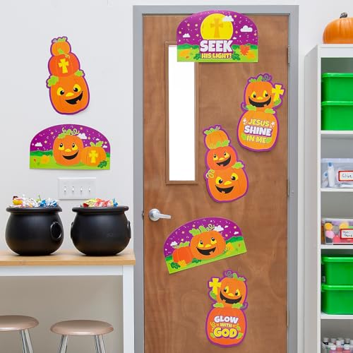 Christian Trunk or Treat Car Decorations Kit - Religious Halloween Party Supplies, 7 Pieces