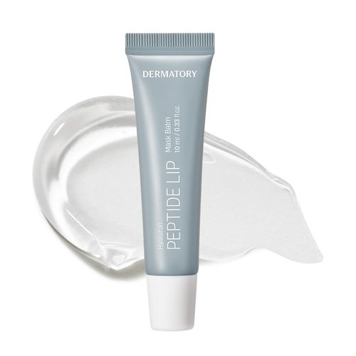 DERMATORY Hyalluron Peptide Lip Mask Balm - Hydrating Moisturizer for Day & Night Care (10ml)