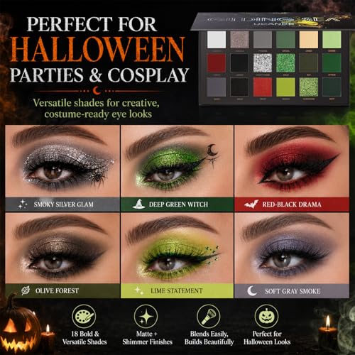 Gilding Sea Eyeshadow Palette - 18 Color Matte Shimmer Metallic Glitter Eye Makeup