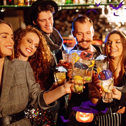 Halloween Drink Umbrellas Cocktail Picks 100 Pcs - Classic Variation