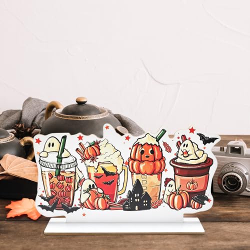 Fall Decorations for Home Ghost Tis' the Season Rustic Halloween Sign - Autumn Decor