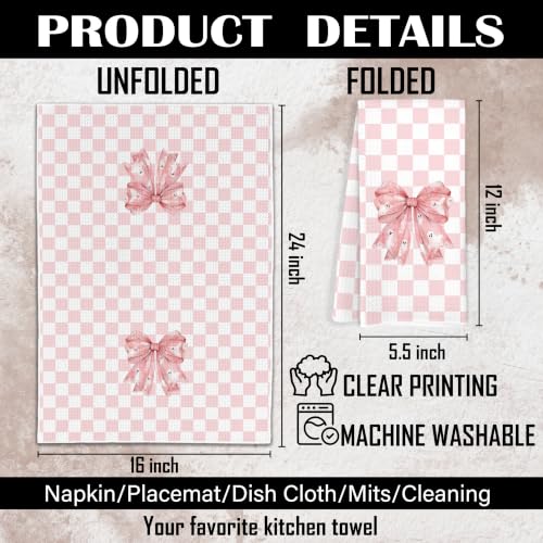 Halloween Ghost Pink Kitchen Towels - Fall Decor Variation of THIS Listing
