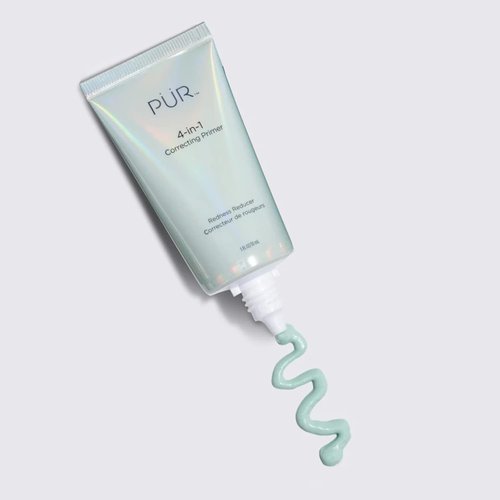 PÜR MINERALS 4-in-1 Correcting Primer - Redness Reducer & Hydrating Makeup - 1 Fl Oz | Vegan & Cruelty-Free