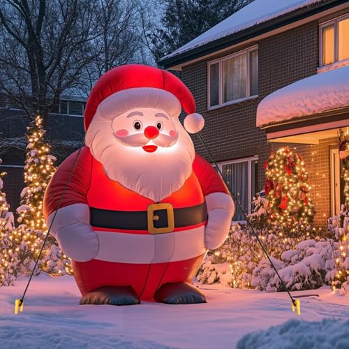 Multicolor Christmas Inflatable Stakes Set with Tether Rope & Hooks - 80 Pieces