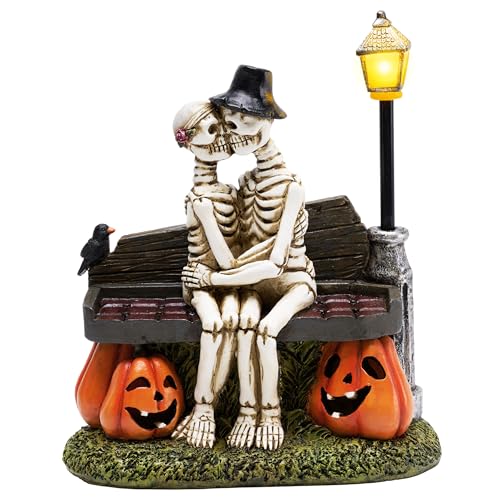 Lighted In-Love Skeleton Halloween Decorations Outdoor - Medium