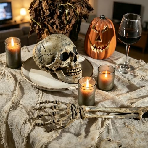 26FT Large Halloween Creepy Gauze Cloth Wall Decor Outdoor Indoor Webbing Halloween Decoration