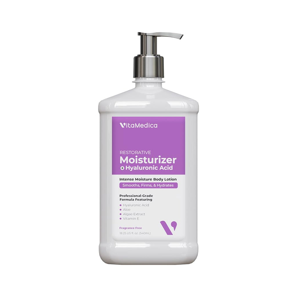 VitaMedica Hyaluronic Acid Body Moisturizer - Intense Hydration & Firming Lotion, 18.25 fl oz - Fragrance Free