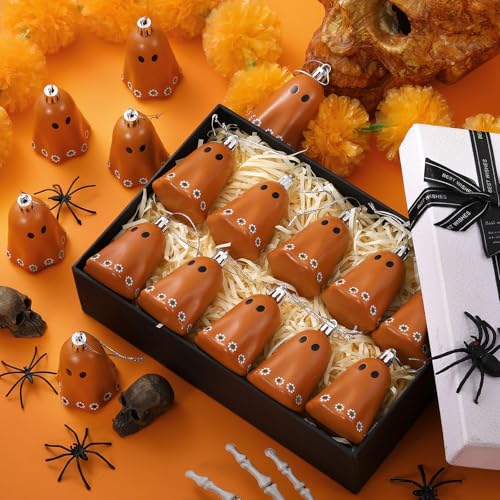 24 Pcs Day of The Dead Mexican Hanging Ghost Ornaments for Tree - Festival Decor