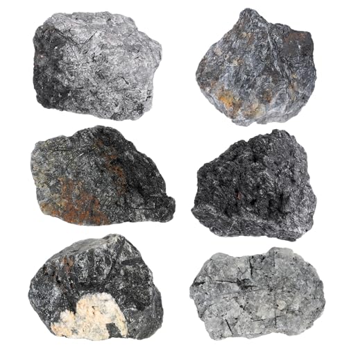 Natural Black Rutilated Quartz Raw Crystal Stone - 1.77-1.98 lbs Irregular Healing Gem