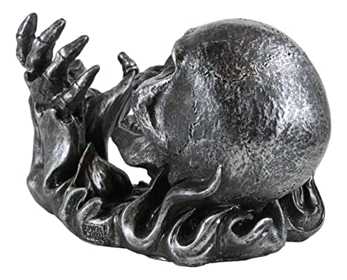 Skeleton Skull Wine Bottle Holder Figurine - Halloween Party Decor