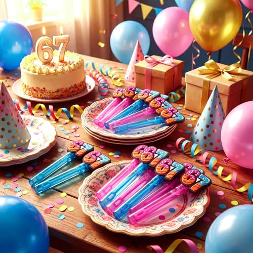Mini Bubble Wands Party Favors - 30 Pack for Birthdays & Celebrations