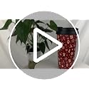 17oz Christmas Insulated Travel Coffee Mug with Flip Lid & Handle - Spill Proof Stainless Steel