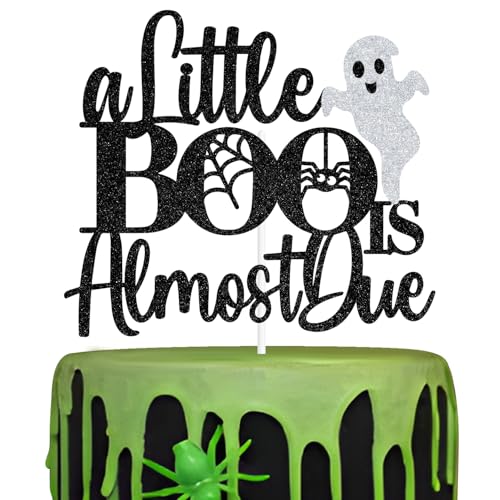 Halloween Ghost Baby Shower Cake Topper - First Birthday Decorations