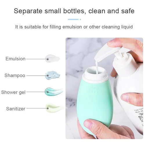 TSA Approved Toiletry Kit Travel Bottles Set, 4 Pack, 3.4 fl oz,