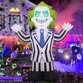 6 FT Halloween Inflatable Suit Weirdo with LED Lights Outdoor Yard Decor