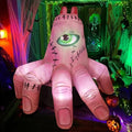 Halloween Inflatable Hand Decoration with LEDs - 6 FT Outdoor Yard Decor - Skin Variation
