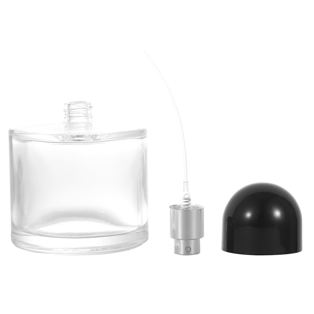 YWG Stone Glass Perfume Atomizer 30ml/1.01oz Round Empty Spray Bottle, Portable Fragrance Fine Mist Spray Bottle Perfume Dispenser for Travel 3 Pack