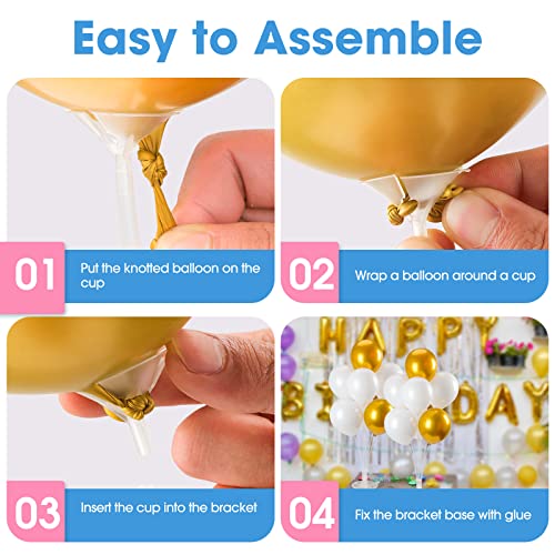 30 Pack Balloon Stand Kits for Birthday Party Decorations - Table Centerpieces