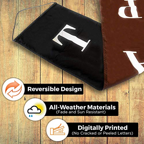 Reversible Halloween and Fall Banner Set - Indoor Outdoor Holiday Decor