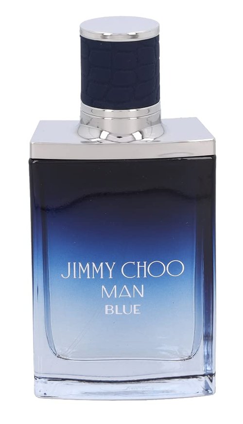Jimmy Choo - Man Blue Eau de Toilette - Aromatic Leather & Woody Men's Fragrance - 3.3 oz