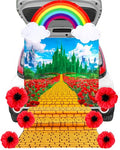 Halloween Trunk or Treat Car Decoration Kit with Banners and Flowers