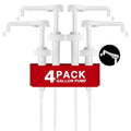4Pcs Gallon Jug Syrup Pump Dispenser, 38-400 Leak Proof Pump for Gallon Jug - Lotion Shampoo Pump Cap Included, Fits 1 Gallon Bottle 64oz 128oz Shampoo Laundry Detergent Containers