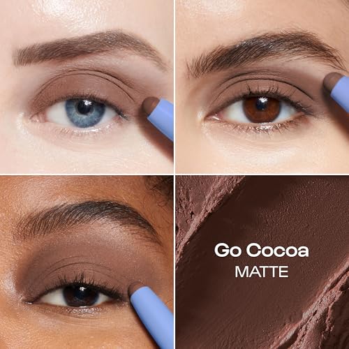 Eyeshadow Stick & Liner Go Cocoa - Dark Chocolate Matte, Highly Pigmented