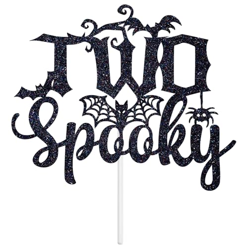 Halloween Ghost Cake Topper for 2nd Birthday - Spooky Kids Party Decor