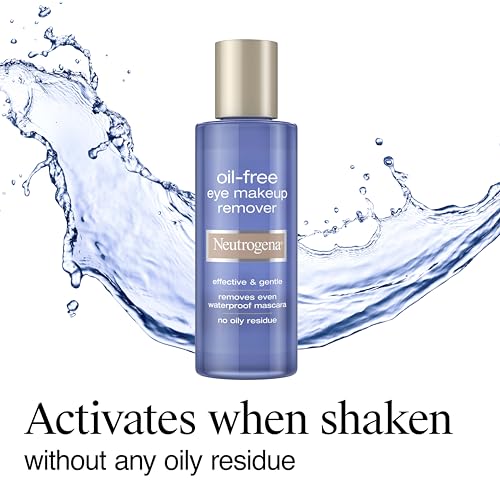 Neutrogena Oil-Free Eye Makeup Remover 8 Fl Oz - Gentle Waterproof Makeup Remover