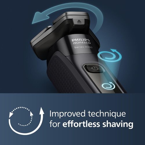Philips Norelco Shaver Series 9400 - Wet & Dry Electric Shaver with Lift & Cut Technology | Model S9606/80