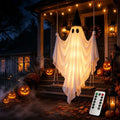 Halloween Hanging Swing Ghost 5FT - Outdoor Yard & Porch Decor - Variation A