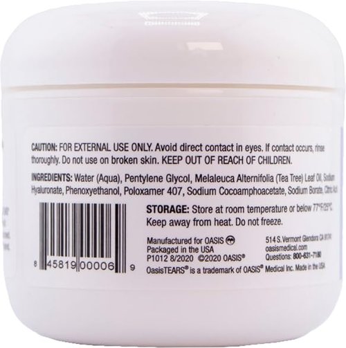 OT7300 - Oasis LID & LASH® + Tea Tree Oil for Eyelids & Lash Wipes | 60 Count | Paraben Free & Rinse Free