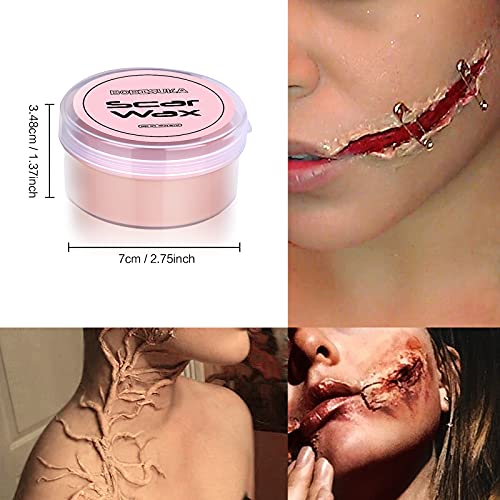 Halloween SFX Makeup Kit - Multi-Color 6-Piece Special Effects Set for Zombies & Horror Looks