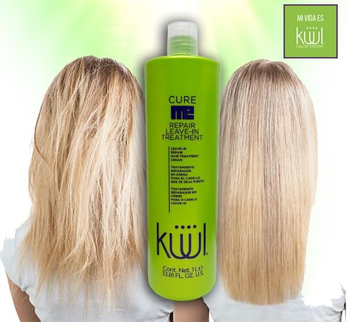 Kuul Cure Me Repair Leave-In Treatment 33.8 OZ - TRATAMIENTO NUTRICIÓN PROLONGADA - 1 LITRO / 1000 ML